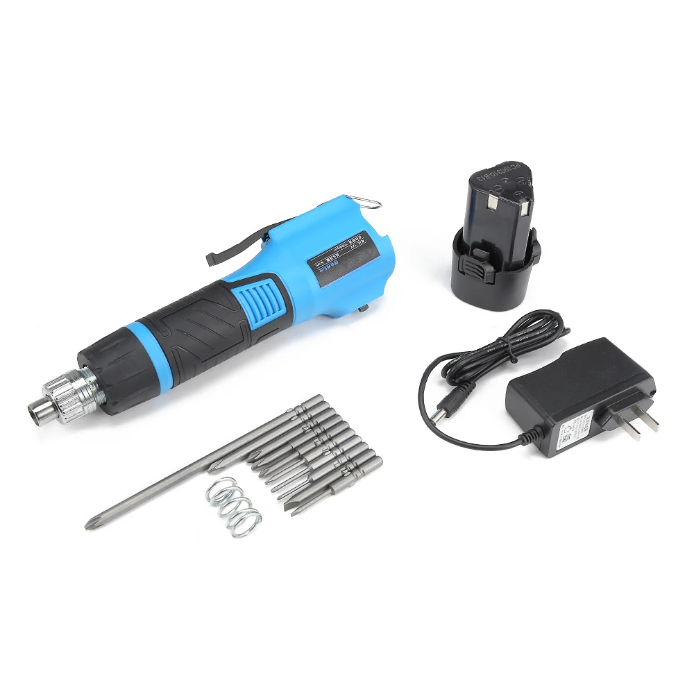 12V аккумуляторная электрическая отвертка бит комплект с светодиодный освещения