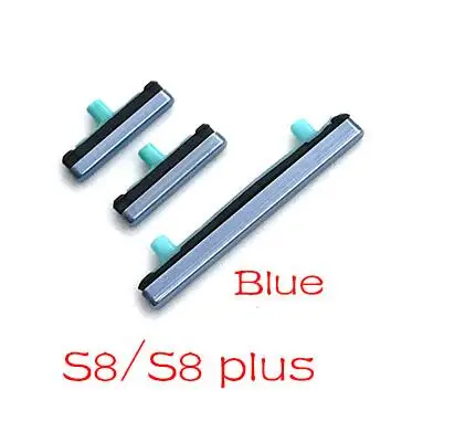 S8 plus Blue Новая Боковая кнопка громкости+ кнопка включения/выключения питания для samsung Galaxy Note 8 S8 S9 S10 Plus запасные части - Цвет: S8 plus Blue