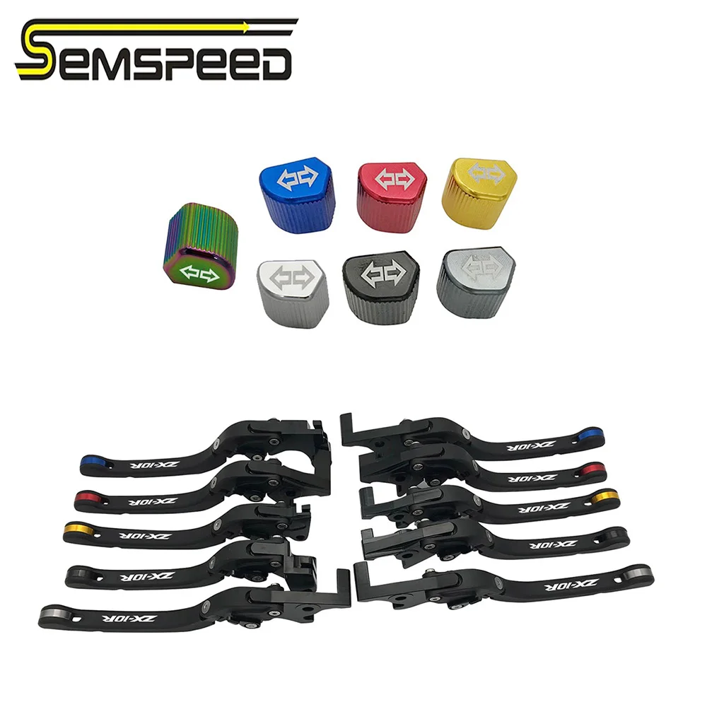 

For KAWASAKI ZX10R ZX-10R ZX 10R 2016 2017 2018 2019 2020 CNC Motorcycle Folding Brake Clutch Levers ON-OFF Switches Button Kit