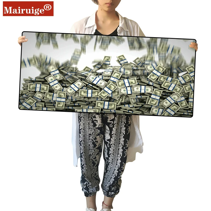 

Design Paper Money Big Game Mouse Pad Locking Mouse Pad Keyboard Pad Desktop Pad Table Pad Player's Laptop Lol Mouse Pad XXL