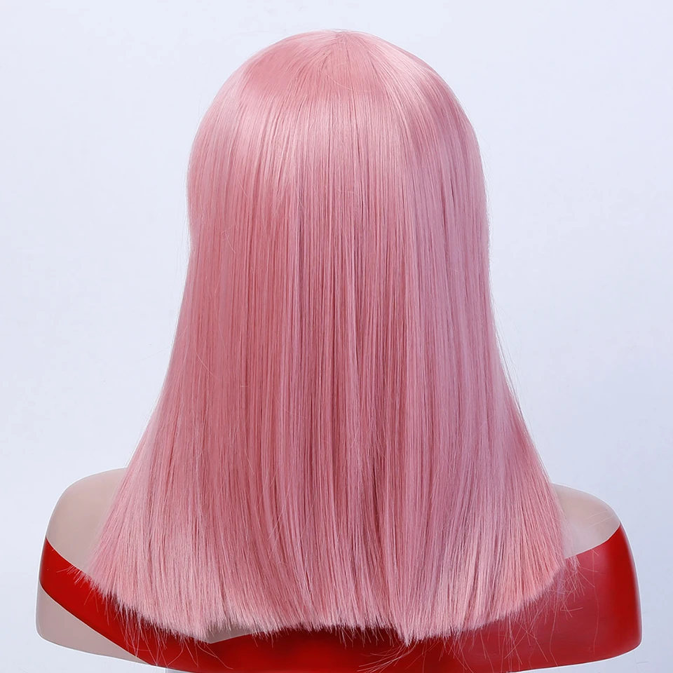AILIADE 2020 Long Straight With Bangs Synthetic Wigs Ombre Gray Red Pink Blue Natural False Hair For Women Daily/Cosplay/Party | Шиньоны и