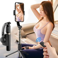 q08 bluetooth selfie stick handheld gimbal stabilizer anti shake selfie stick expandable mini tripod for huawei ios android