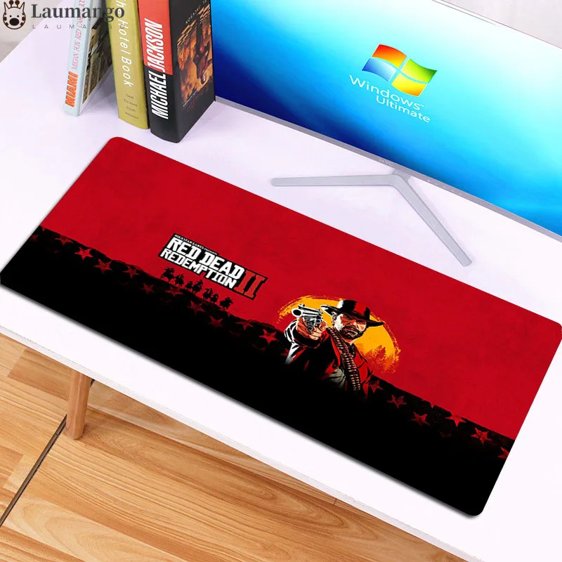 

DIY Customized Large Mousepad Locking Edge Rubber Custom Mouse pad for Republic Of Gamers for CSGO for Red Dead Redemption