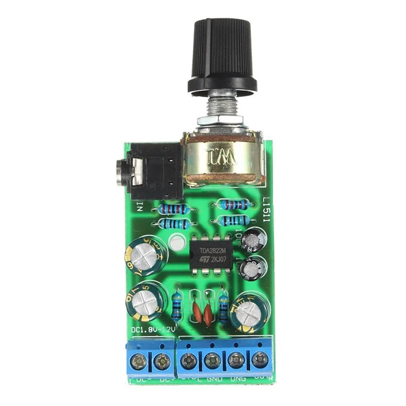 DC1.8-12V TDA2822M усилитель 2 0 канальный стерео 3 5 мм o Amp плата модуль зеленый |