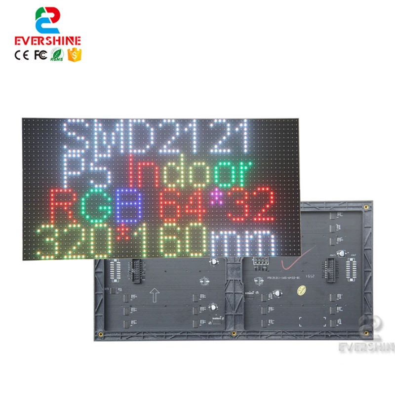

competitive price indoor full color smd p5 led module 64x32 pixesl size 320x160mm