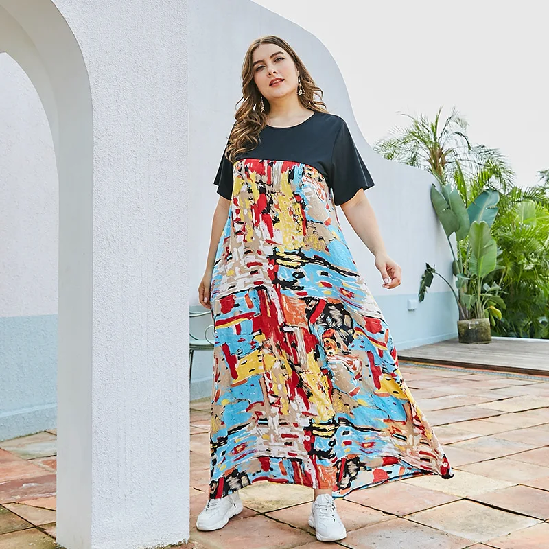 Женское пляжное платье Бохо с цветочным принтом летние платья для отпуска