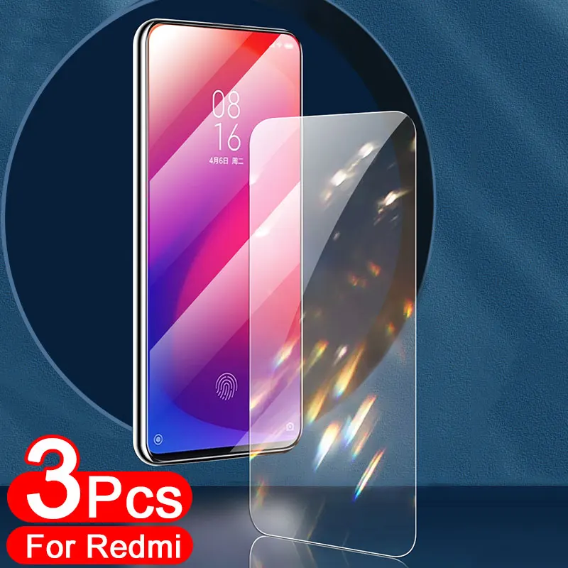 

Закаленное стекло с полным покрытием для Xiaomi Redmi K20 K30 10X 5G Pro Redmi 7A 8A 9A Note 6 7 8T 9S 10 9 Pro Max, защитное стекло, 3 шт.