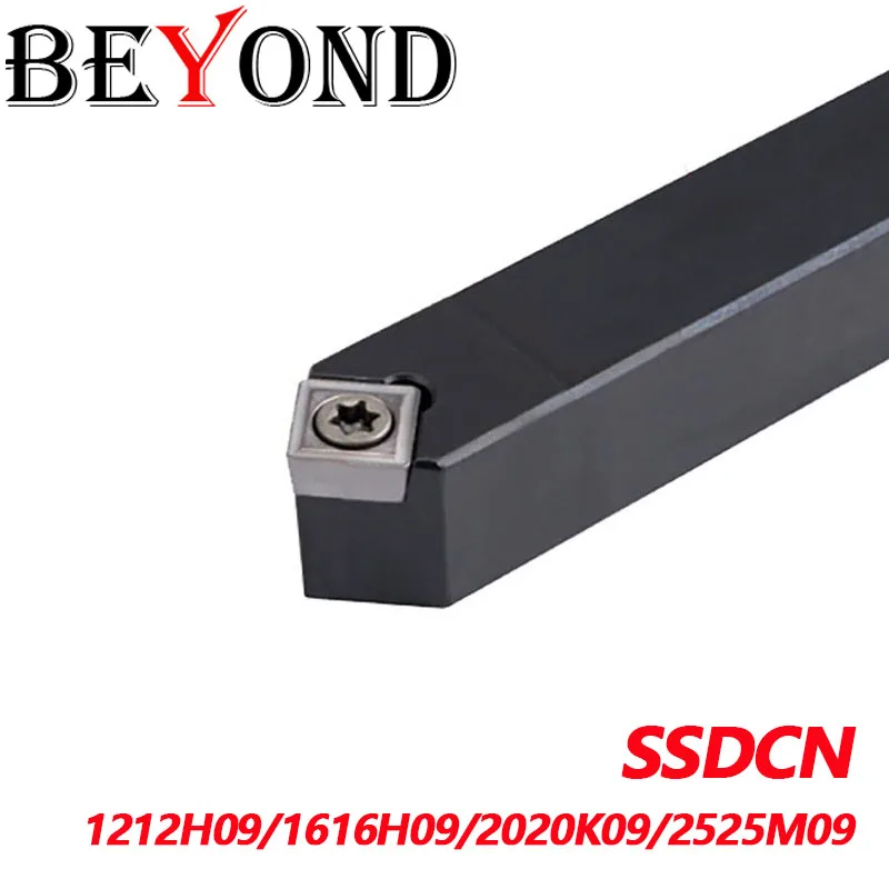 

BEYOND SSDCN1212H09 SSDCN1616H09 SSDCN2020K09 SSDCN2525M09 SSDCN External Turning Tool Holder Carbide Inserts SCMT Metal CNC