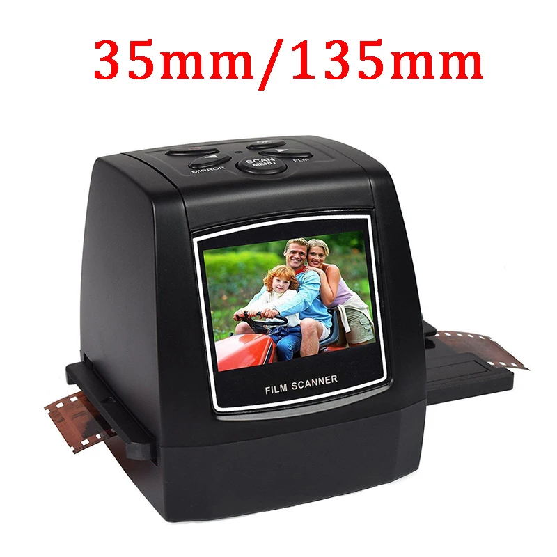 35 135 mm Пленочный сканер 135 мм/126 мм/110 мм/8 мм 14 МП/22 МП Высокое разрешение отрицательная пленка слайд-сканер USB MSDC EU/US plug - Цвет: 35 135 mm