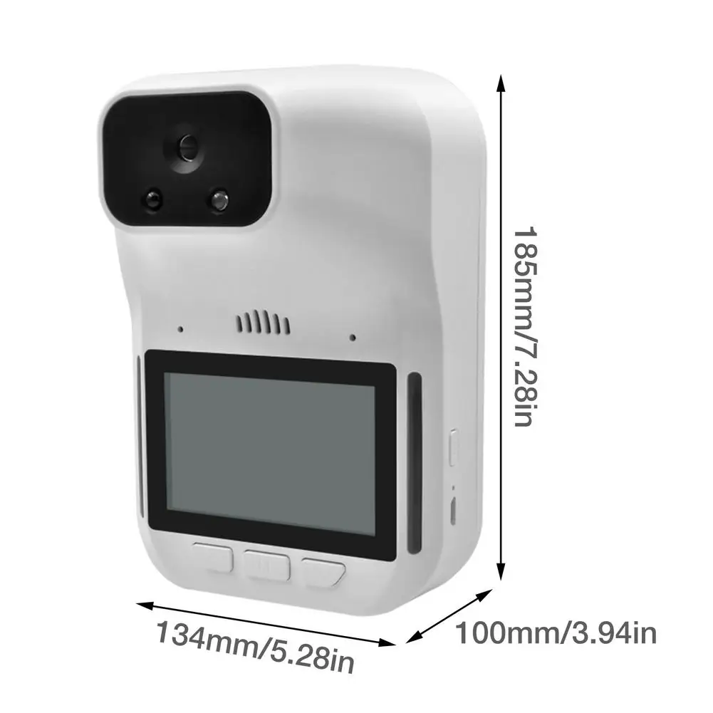 

Wall-mounted High-precision Thermometer Non-contact Thermometer With Voice Broadcast Function LCD Display Indoor And Outdoor Use