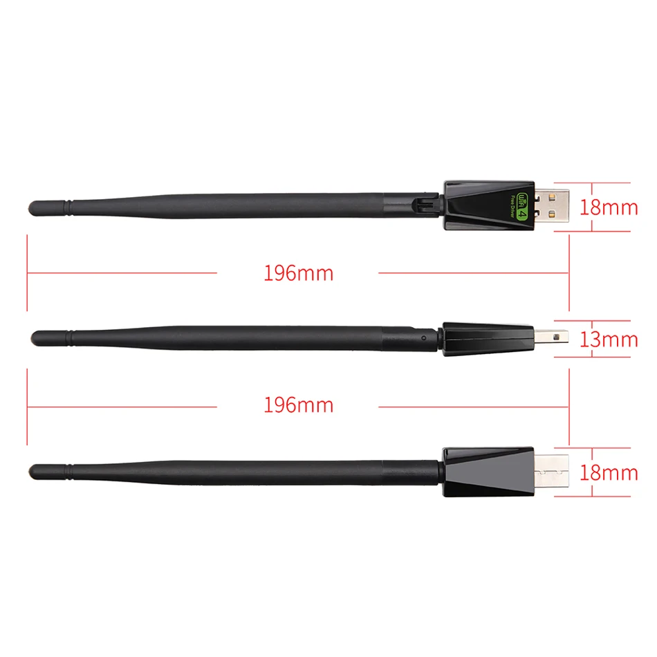 300Mbps USB WiFi Adapter Free Driver RTL8192 With 5dBi External Antenna High Speed 2.4ghz Wireless Wi-fi Dongle 100pcs/lot | Компьютеры и