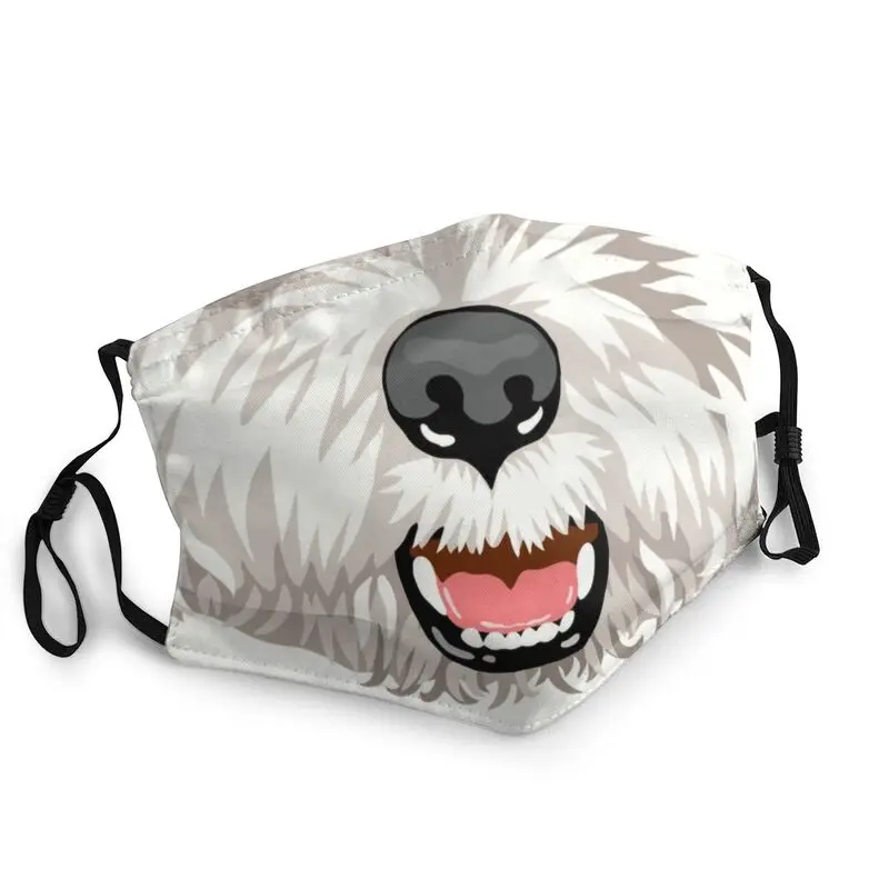 

Cute West Highland White Terrier Dog Washable Face Mask Westie Puppy Dustproof Protection Cover Respirator Mouth Muffle