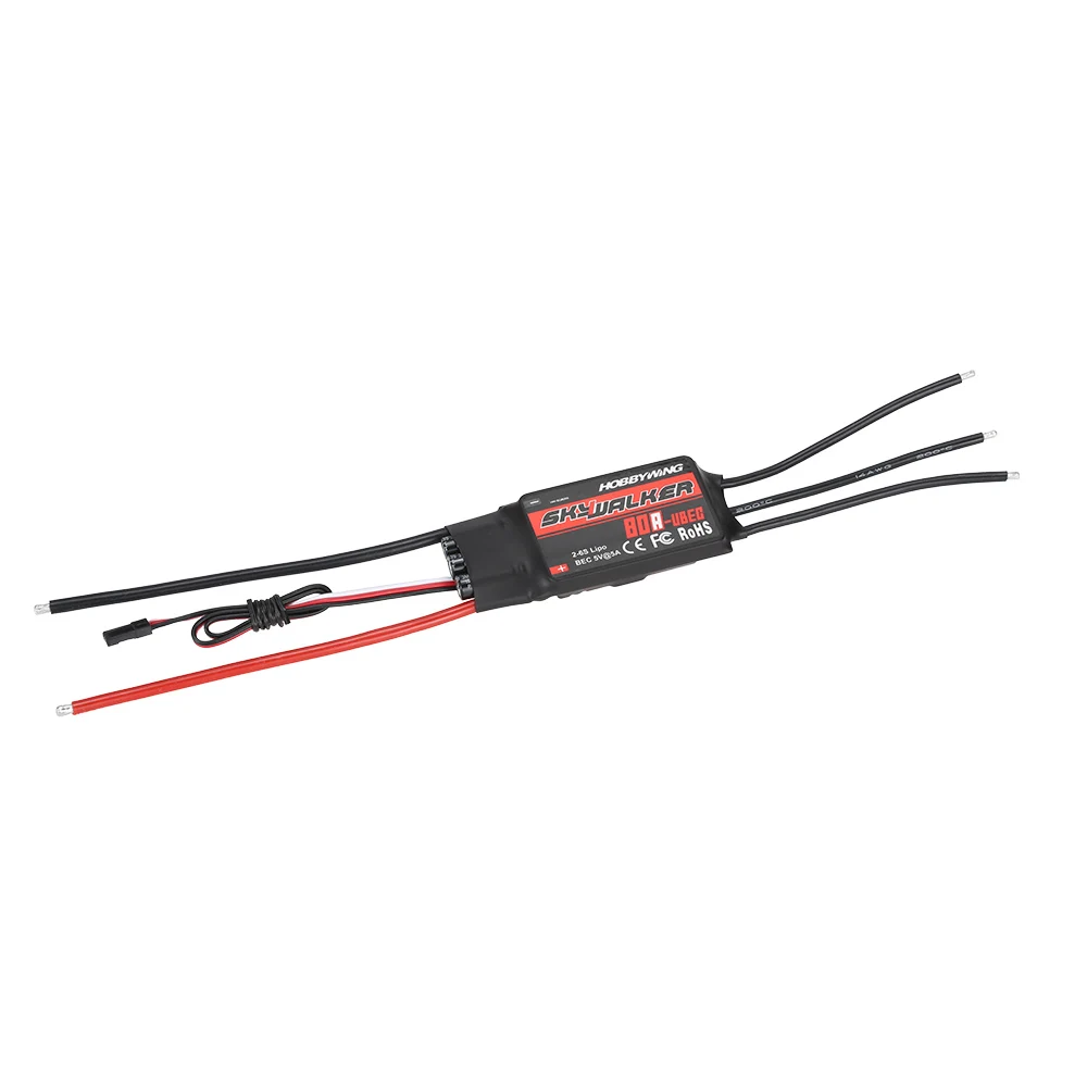 SKYWALKER 80A 2 ~ 6S бесщеточный ESC электронный регулятор скорости с 5 V/5A BEC программа для RC
