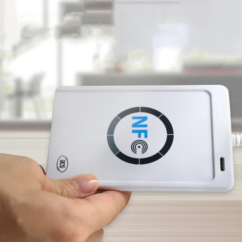 NFC Reader USB ACR122U Contactless Smart IC Card Writer and RFID Copier Duplicator UID Changeable Tag Key Fob | Безопасность и