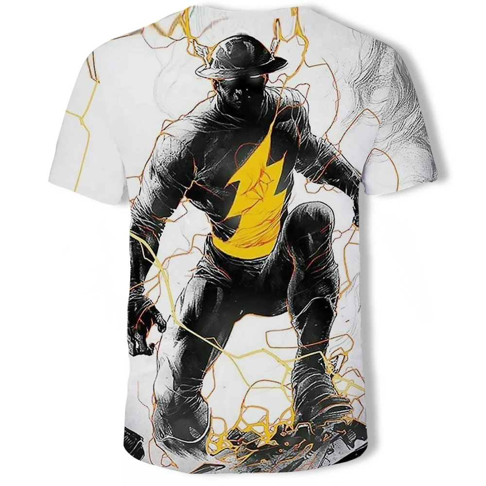 

Fashionable summer men's t-shirt bodybuilding muscle print casual t-shirt men's clothing street compassionate men Asian size