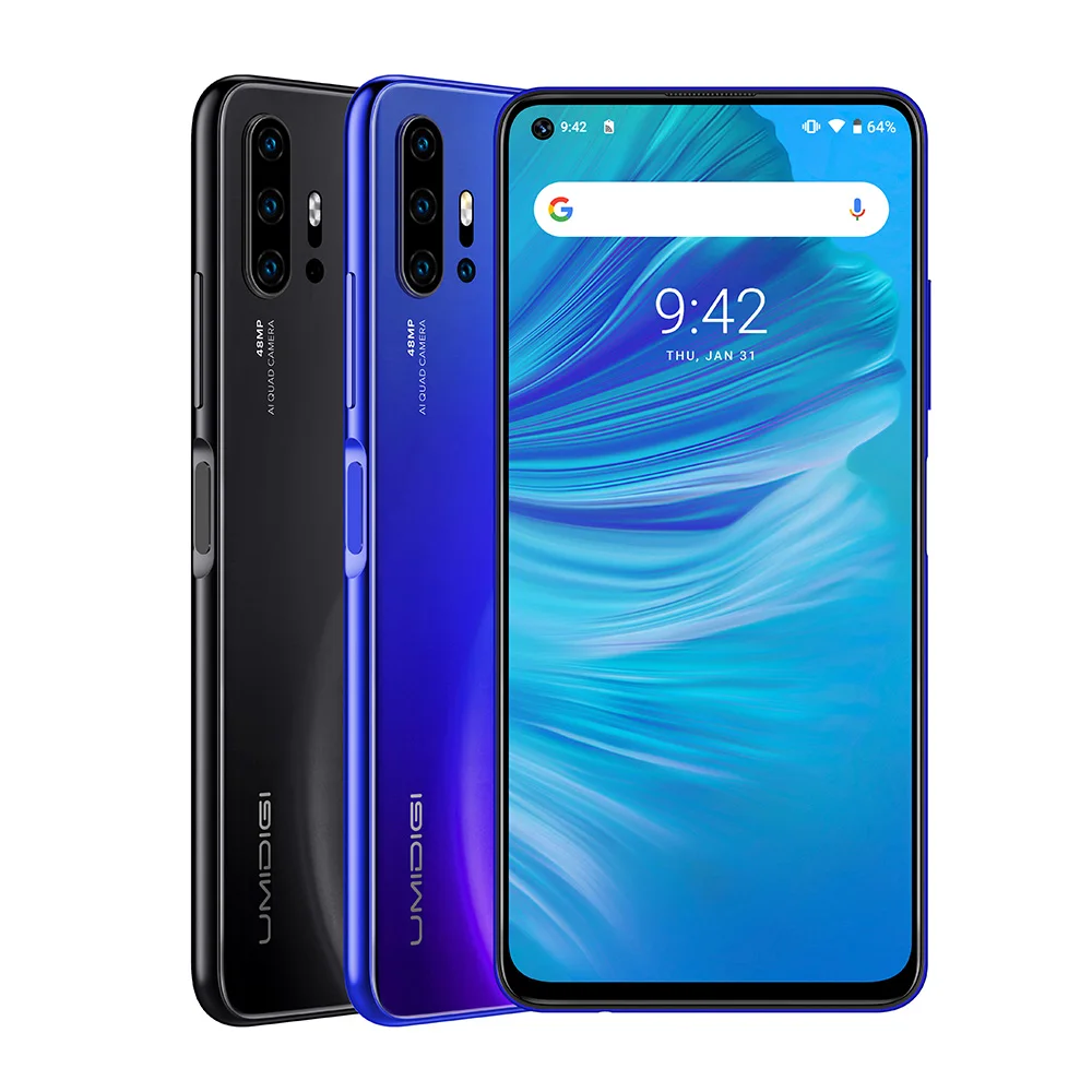 UMIDIGI F2 Android 10 глобальная версия 6 53 &quotFHD + ГБ 128 48MP AI Quad camera 32MP Selfie Helio P70 мобильный