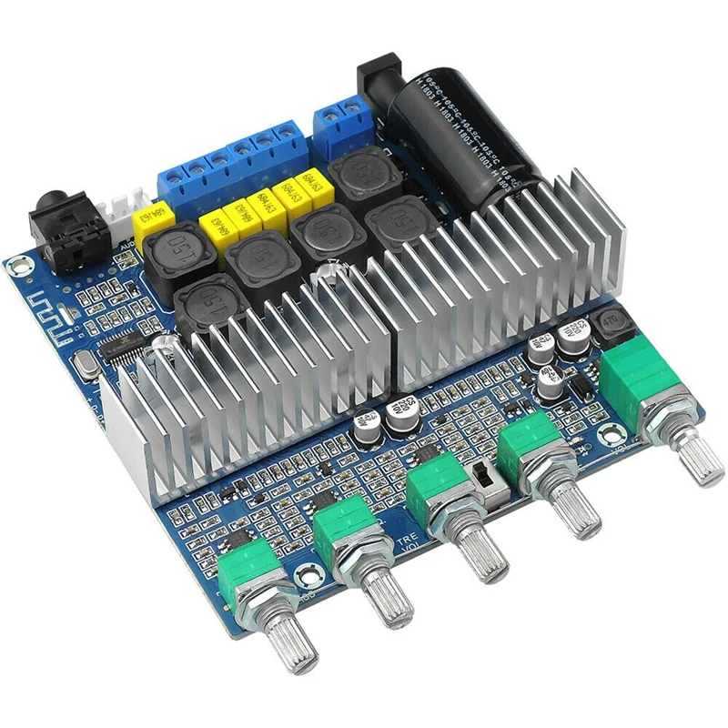 Топ TPA3116D2 DC12V-24V Bluetooth 4 2 сабвуфер аудио усилитель плата 1 канала мощность 2x50 Вт + 100
