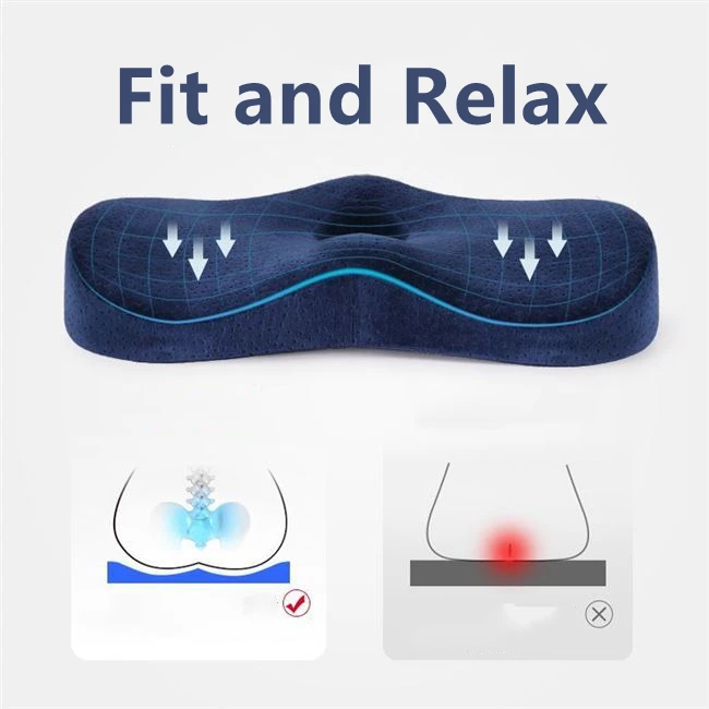 Популярная подушка для сидения из пены с эффектом памяти Ортопедическая против