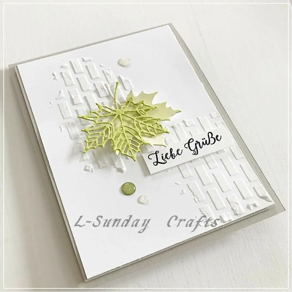 Высечки из кленового листа металлические режущие штампы трафареты скрапбукинга