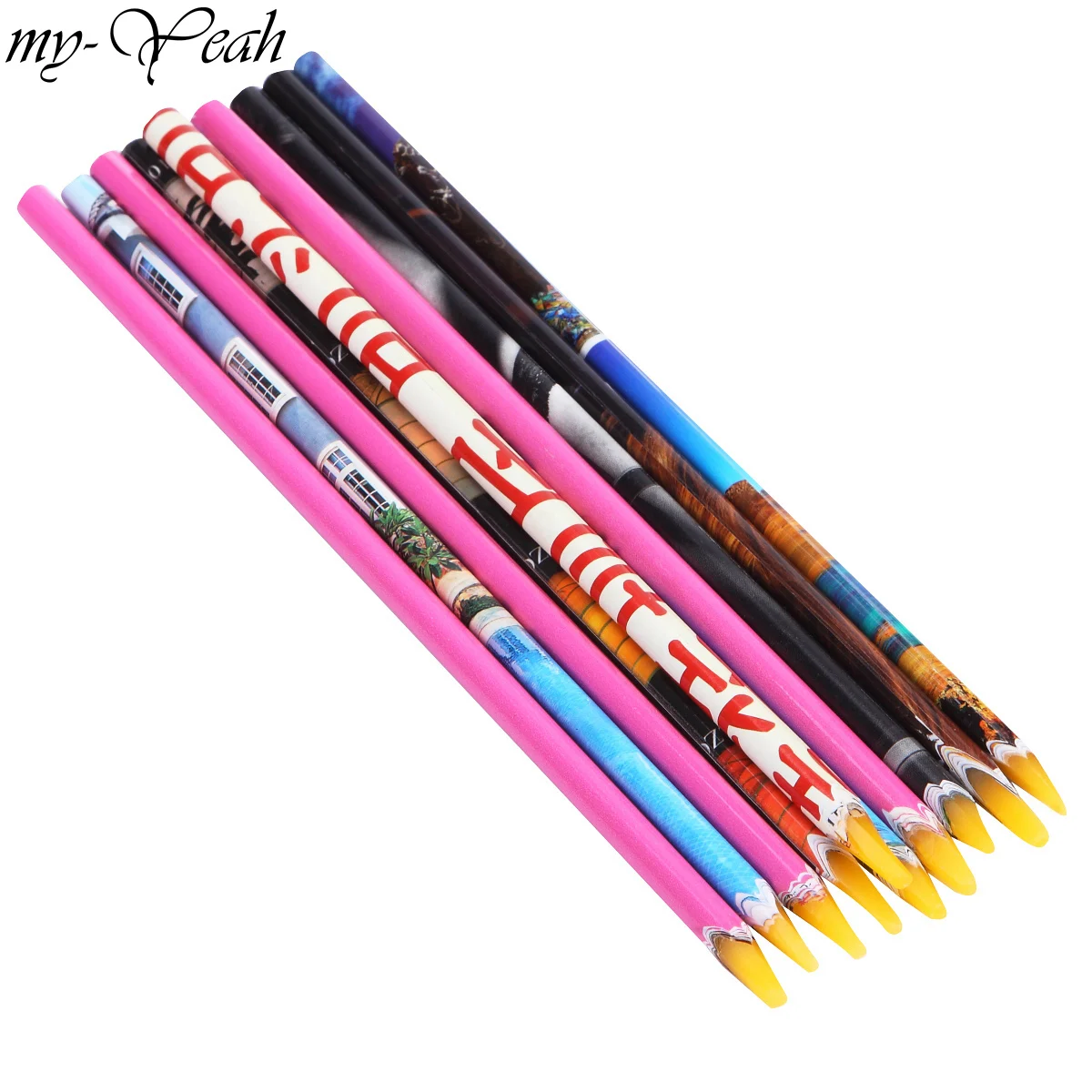 Nail Art Crayon восковая распиловочная ручка карандаш самоклеящиеся стразы