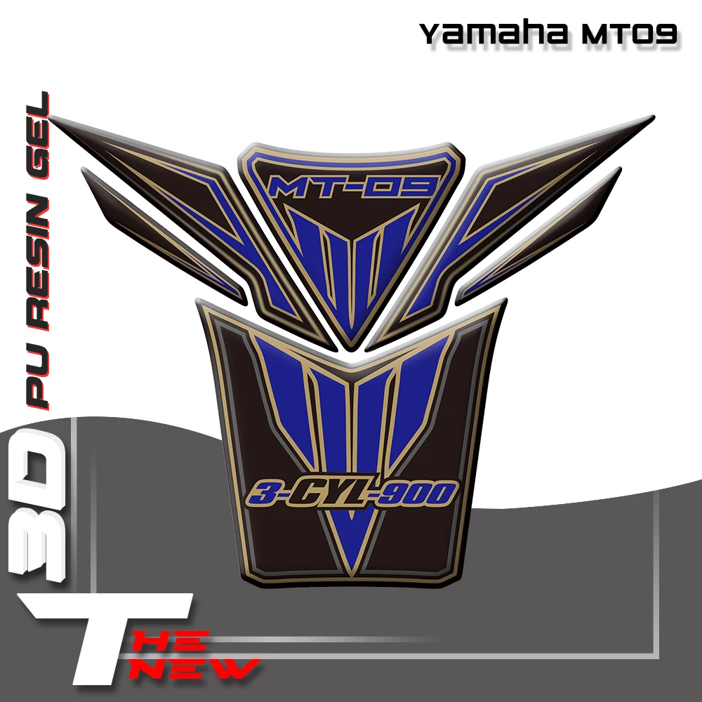 Мотоцикл 3D эмблема Танк Pad Защита Наклейка Protector для Yamaha MT09 2013 2014 2015 MT-09 |