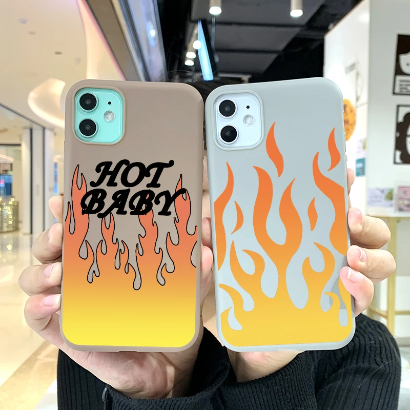 Flame style Case For iPhone 12 Pro 11 XR X Xs Max 8 7 Plus Mini SE 2020 Silicone Phone Cover Soft Shell Mandalorian | Мобильные