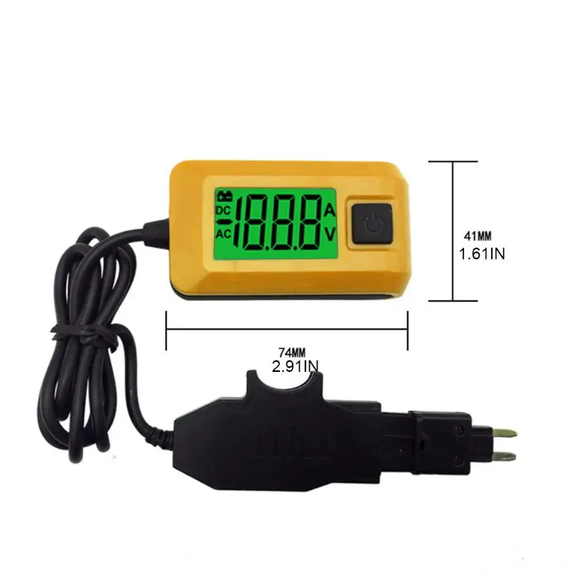 

Automotive Current Tester Vehicle Fuse Ammeter Resistance Wire Leakage Detector