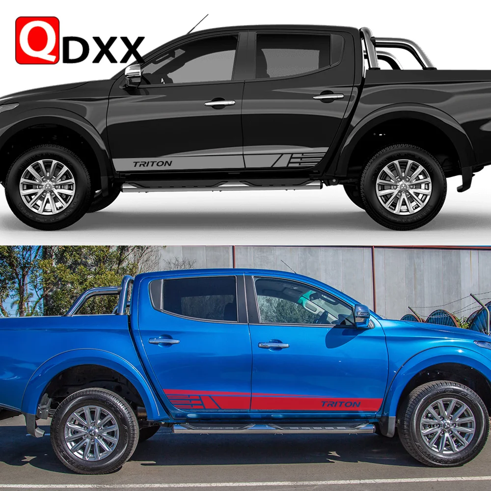 Виниловые наклейки на дверь пикапа Mitsubishi L200 Triton | Автомобили и мотоциклы