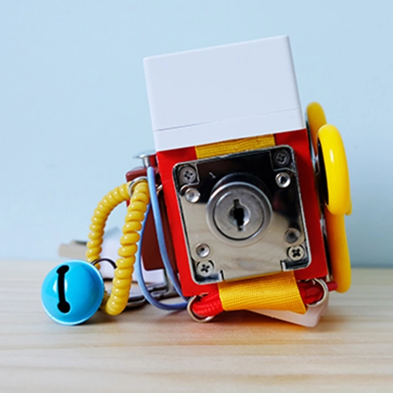 

Portable Busy Square Busy Board Montessori Classic Toys Playing In The Car For Baby Toddler Boys Girls