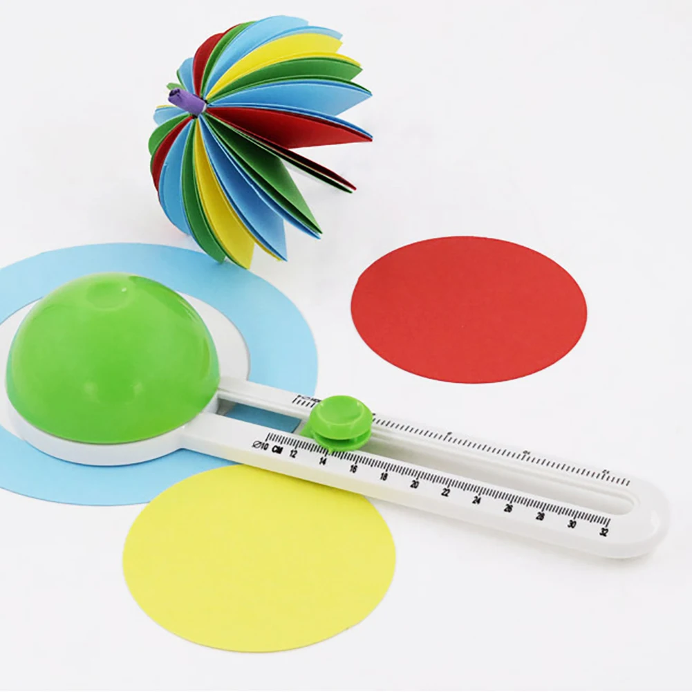 

360 Degree Rotating Circle Cutter Round Cutting Knives Model Patchwork Compass Circular Paper Scrapbooking Cards Cutter