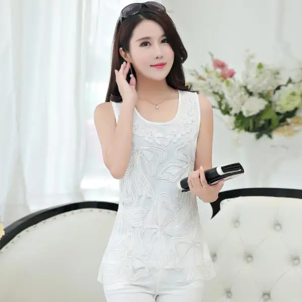 Летний шифоновый сексуальный жилет размера плюс 5XL сетчатый топ с пайетками для