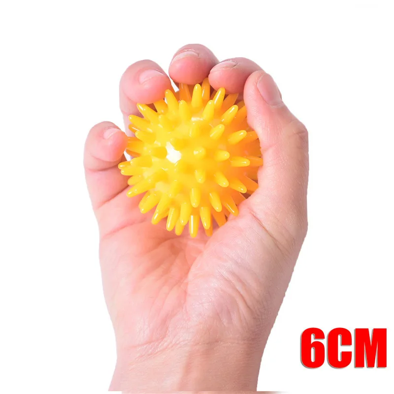 7 см TPR рукоятки сенсорные шарики Мышцы Массажер массажный шар для йоги