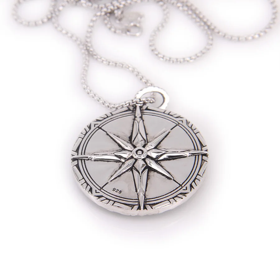Томас кулон &quotКомпас большой&quot ожерелье Rebel Heart Стиль ювелирное изделие подарок
