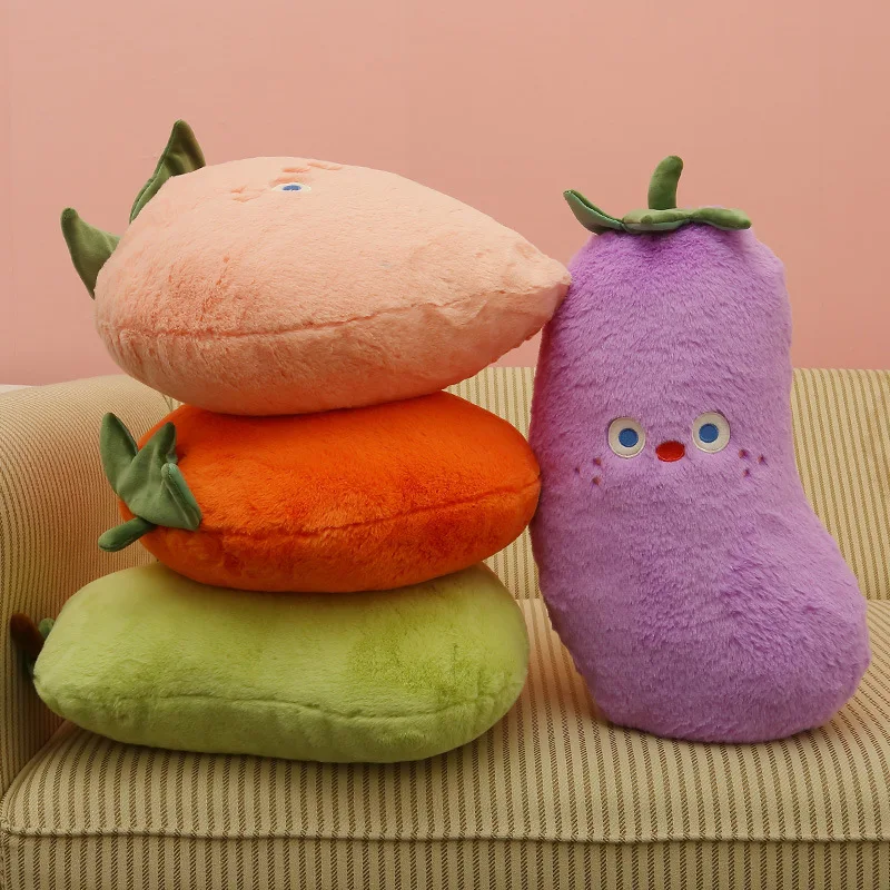 40 см креативная мультяшная плюшевая подушка с фруктами кавайная диванная
