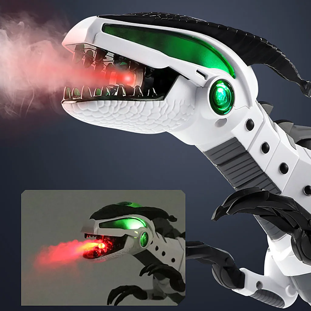 

Action & Toy Figures Format Walking Spray Dinosaur Robot Electric Spray Dinosaur Dragon Electric Robot Pet Music Light Kids Toy