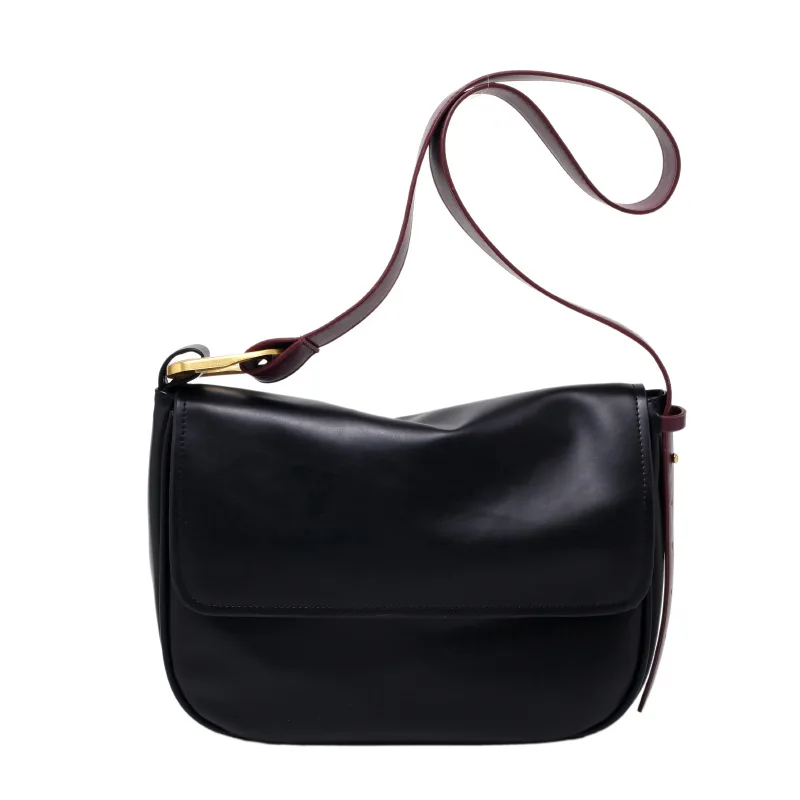 

Soft leather retro bag women's large-capacity tote bag women's bag 2021 new fashion shoulder messenger bag