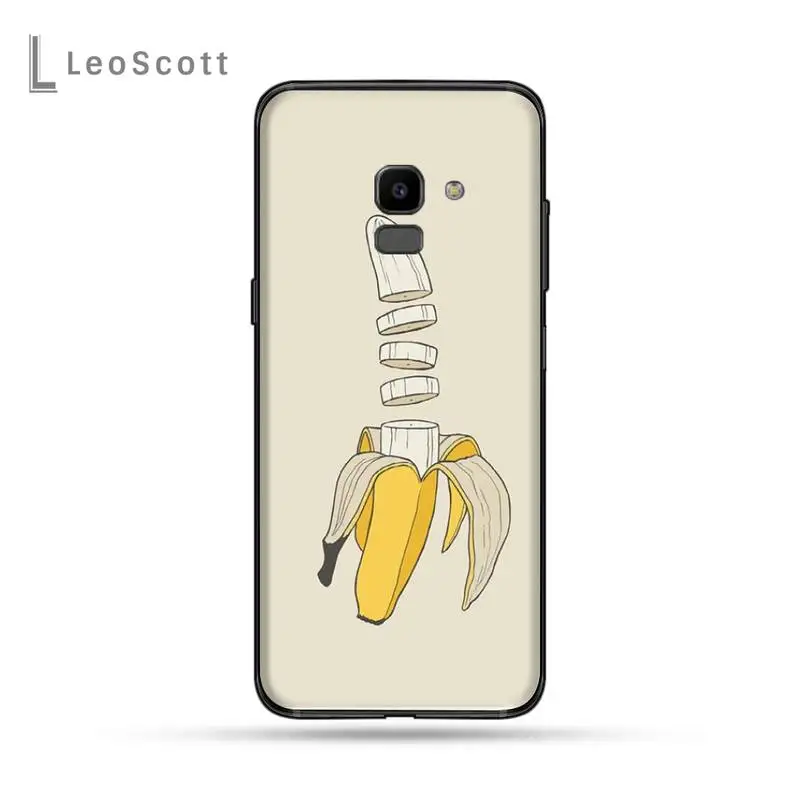 

Fruit Banana Lemon Phone Case For Samsung Galaxy J2 J4 J5 J6 J7 J8 2016 2017 2018 Prime Pro plus Neo duo