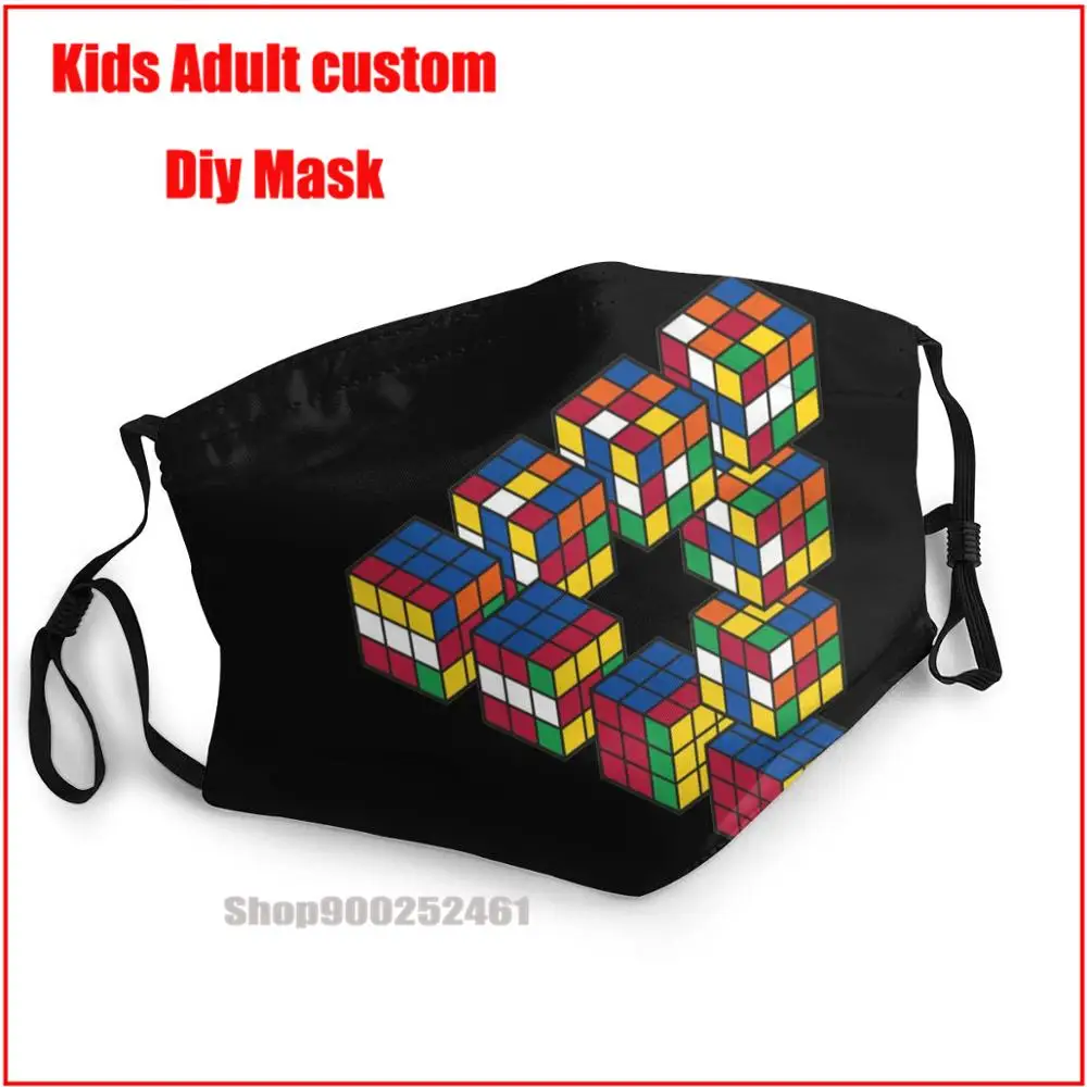 

Dust Cover Penrose Triangle Optical Illusion DIY face maks fashion face mask washable mouth mask cotton face mask designer