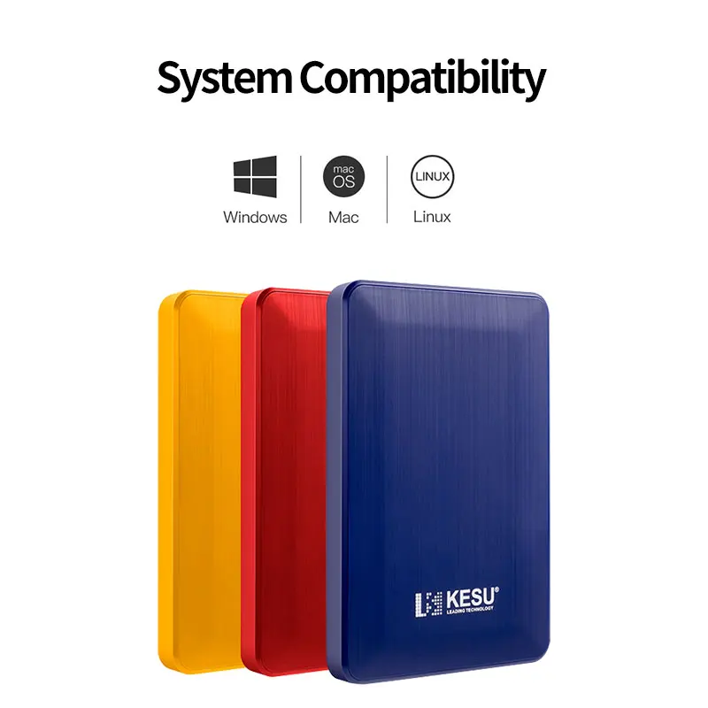 Кесу внешний жесткий диск 2 5 &quotHDD 320 ГБ/500 Гб/1 ТБ USB3.0 накопитель на жестком диске