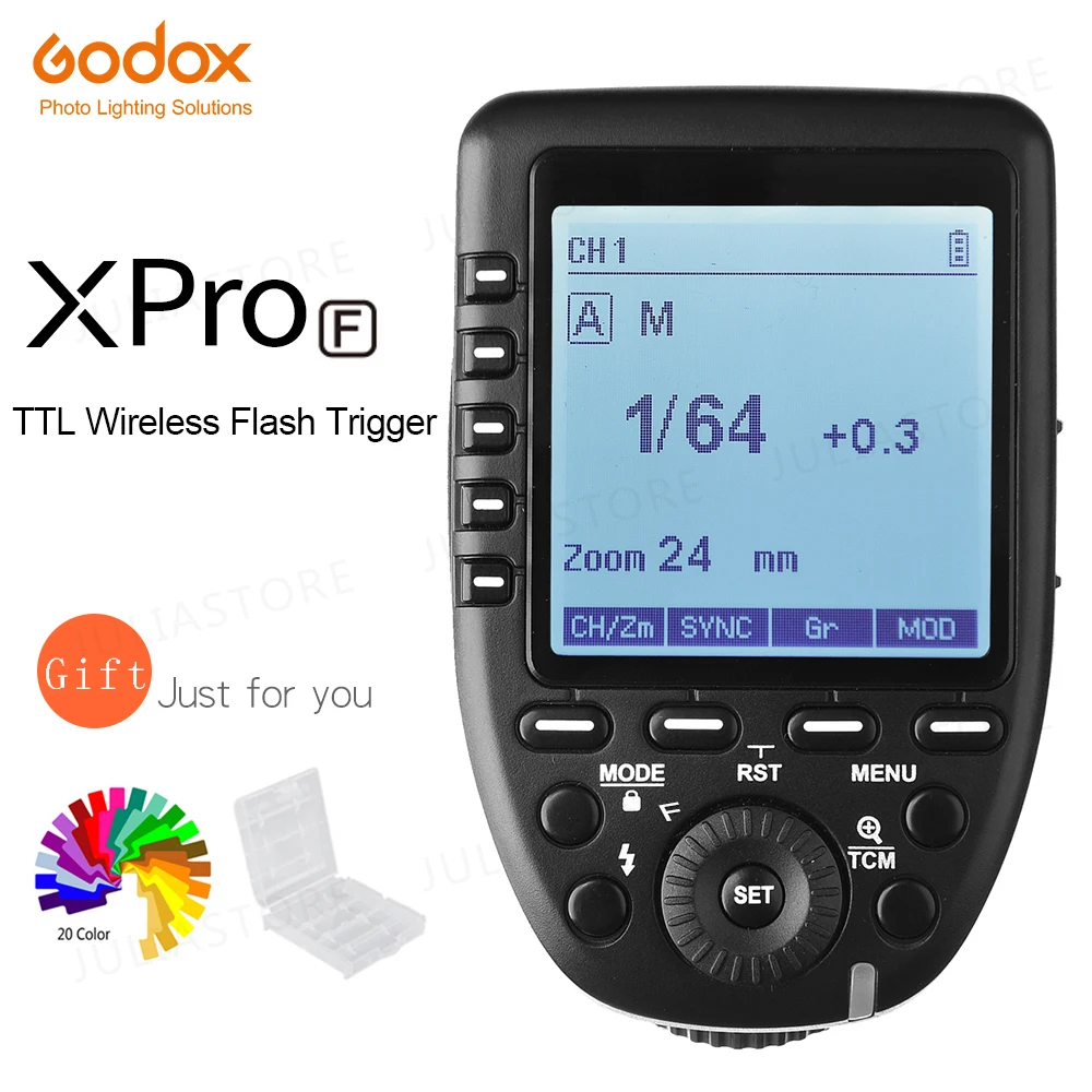 Godox Xpro F 2 4G Беспроводная Высокоскоростная синхронизация 1/8000s X система Flash Trigger для