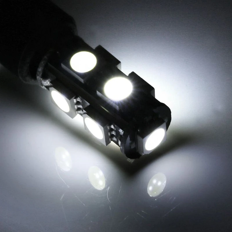T10 194 168 9 SMD 5050 Автомобильный светодиодный светильник Canbus W5W для автоматического