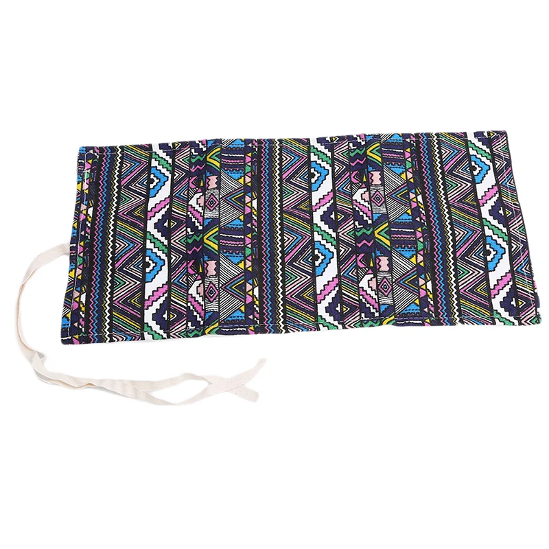 Профессиональная Сумочка для косметики и кистей с 36/48 отверстиями в этническом