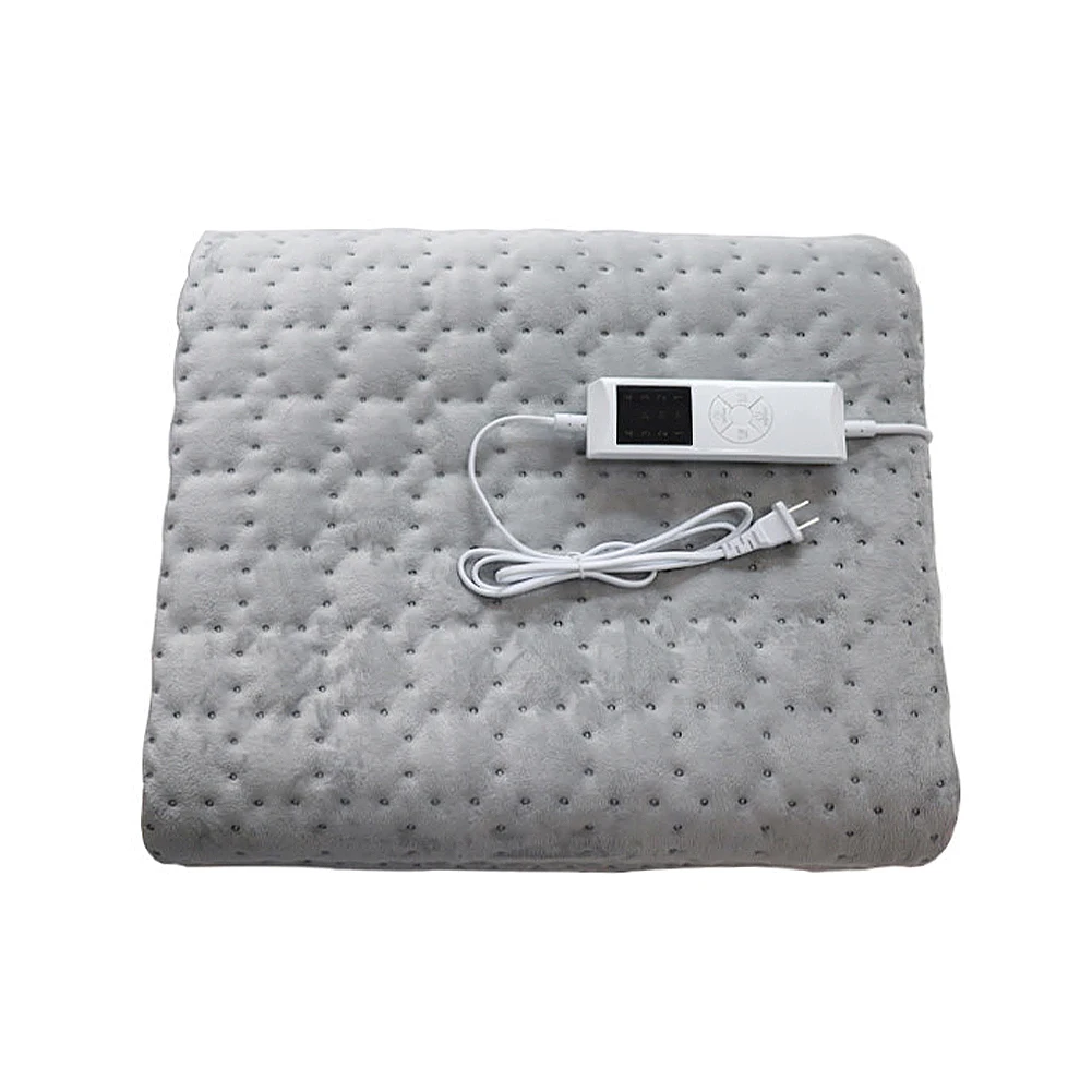 

220V Electric Blanket Heater Single Body Warmer Heated Blanket Thermostat Electric Heating Soft Blanket Washable Double Blank