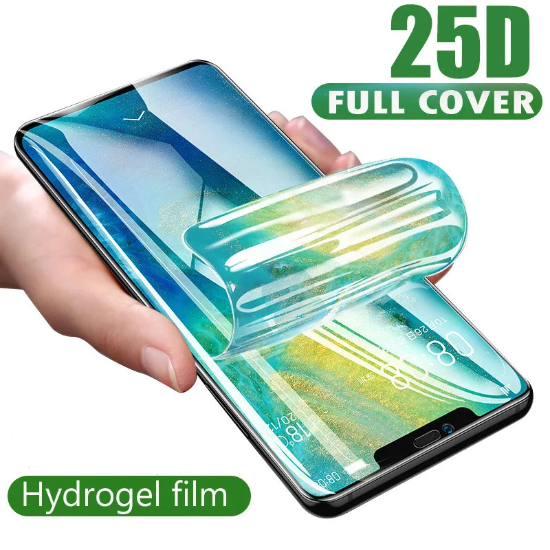 25D защита экрана Гидрогелевая Пленка Для SamsungGalaxy Защитная пленка для Galaxy Note10 Note9 S9