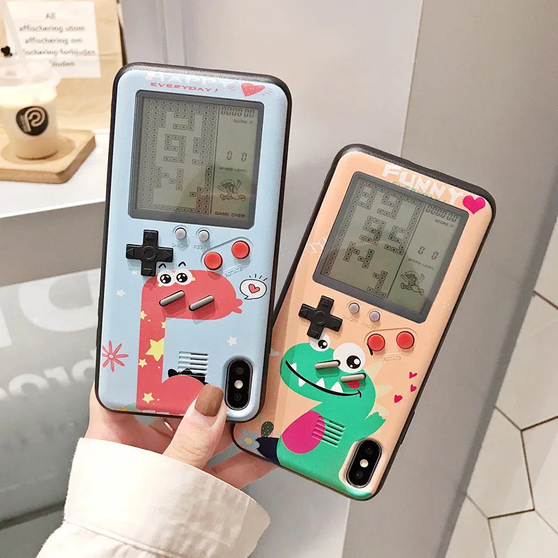 Игровой чехол s для huawei P20, чехол с цветным дисплеем, мягкая ТПУ Рамка Gameboy, чехол для телефона, чехол для huawei P30 PRO mate 20 PRO Nova 3