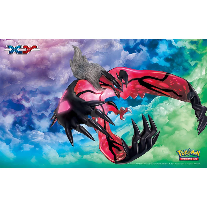 Takara Tomy Pokemon XY Yveltal игровой коврик геймпад аксессуары для PTCG на заказ настольная