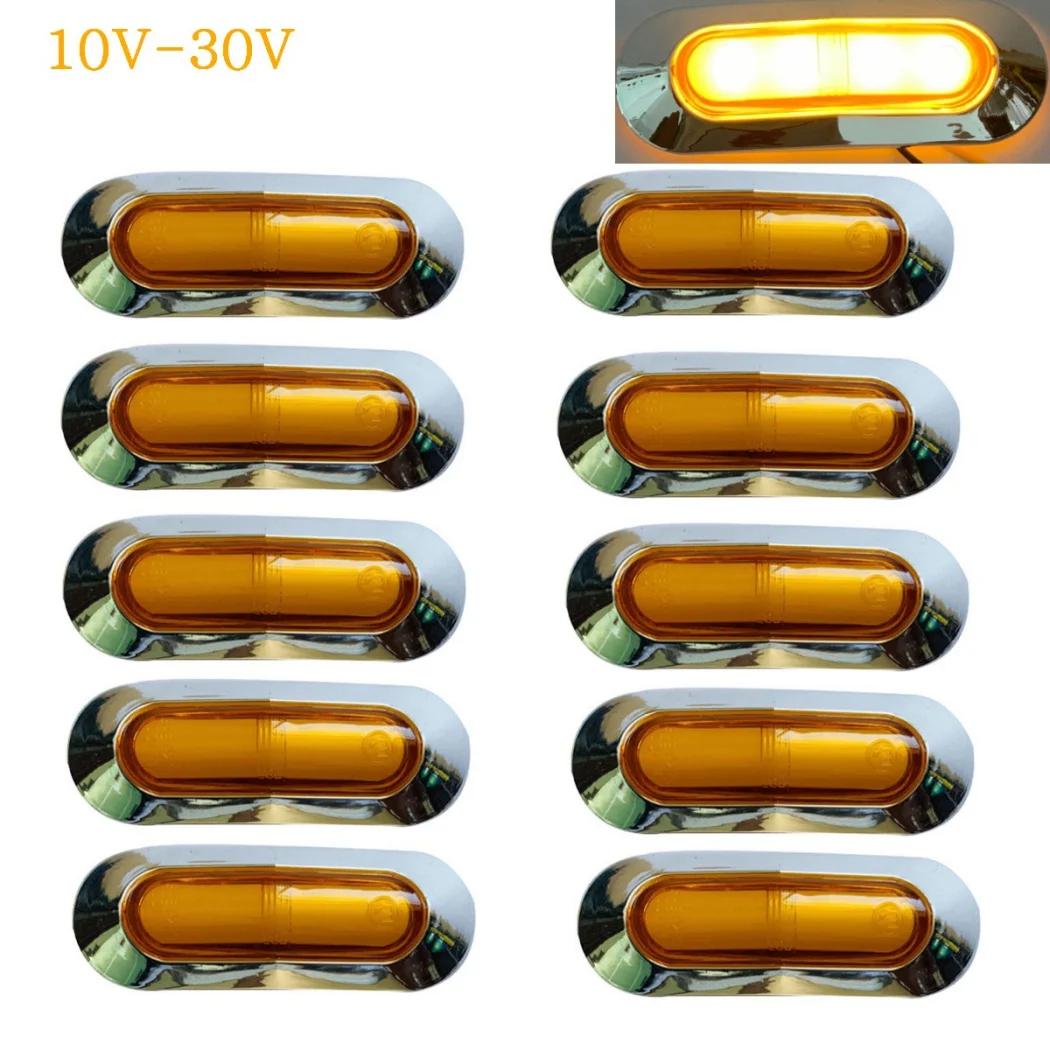 Светодиодные габарисветильник огни Fuleem 10 шт. 4 SMD в-30 в | Автомобили и мотоциклы