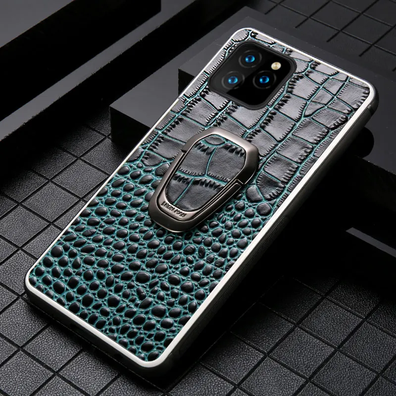 Чехол из натуральной кожи для iPhone 11 Pro Max X XS XR 8 Plus 6 6s 7 5 5S SE 2020 роскошный Магнитный