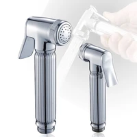 polished chrome handheld toilet bidet sprayer hand bidet faucet for bathroom hand sprayer shower head self cleaning