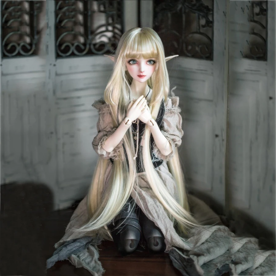 Bybrana хорошее качество термостойкие синтетические волосы красивые прямые парики